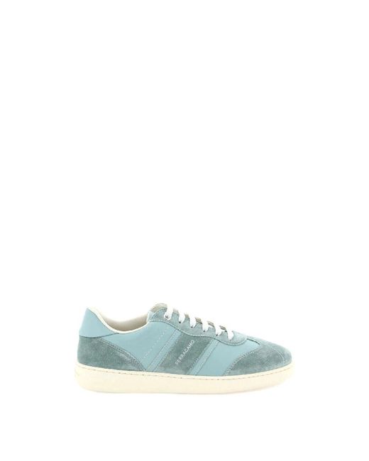 Ferragamo Blue Sneakers