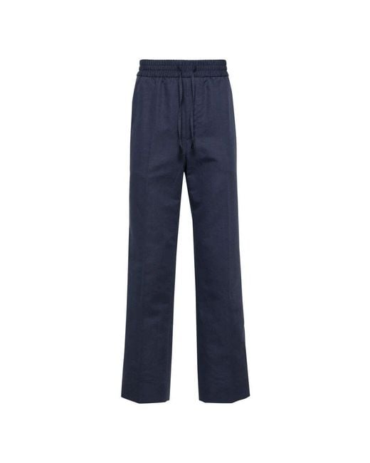 Brioni Casual blaue leinen baumwollhose,casual beige leinen baumwollhose in Blue für Herren