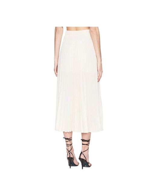 Patrizia Pepe Natural Midi Skirts