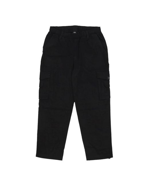 DOLLY NOIRE Black Straight Trousers for men