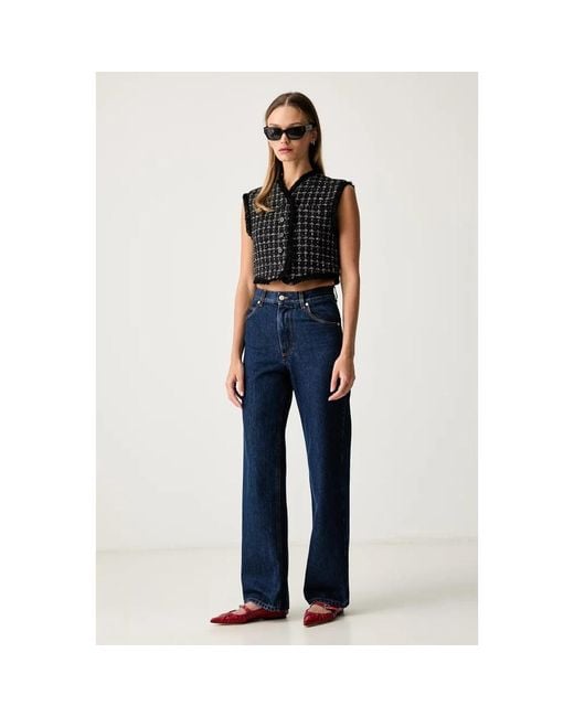 Straight Jeans MSGM en coloris Blue