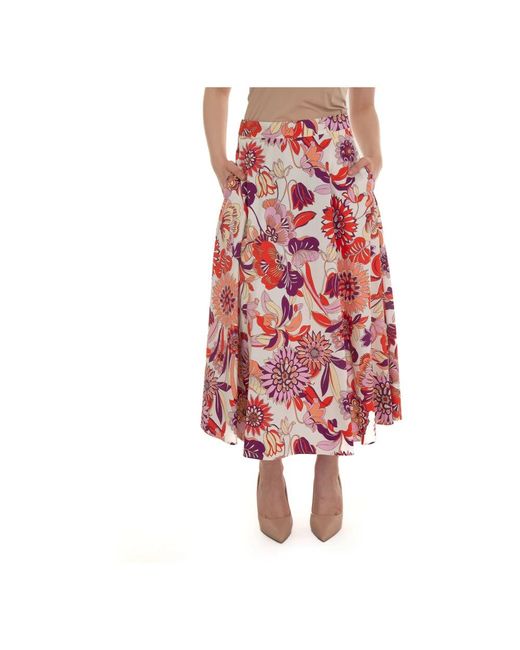 Pennyblack Red Midi Skirts