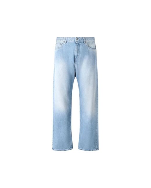 Roberto Cavalli Blue Straight Jeans for men