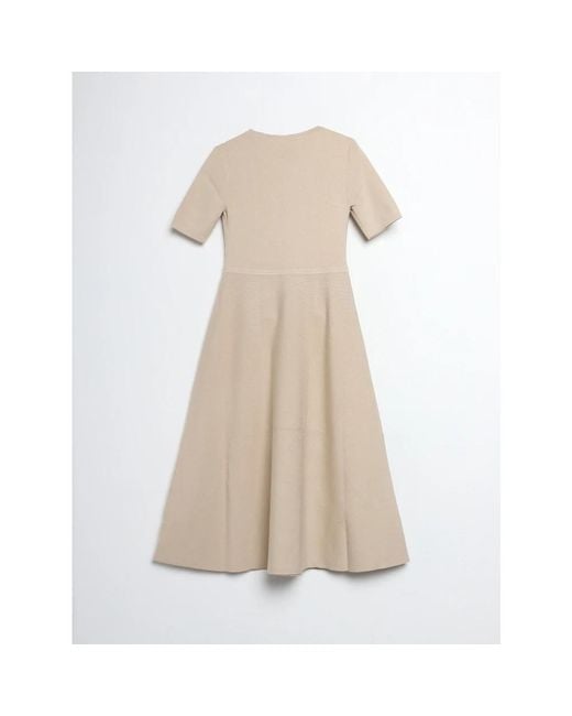 Knitted Dresses Kaos en coloris Natural
