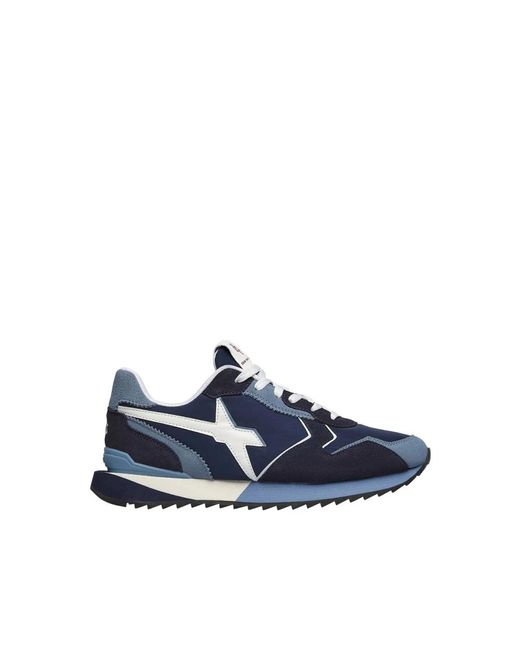 W6yz Blue Blaue sneakers navy-celeste stil