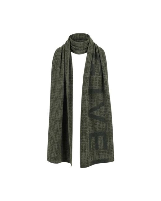 Givenchy Green Winter Scarves