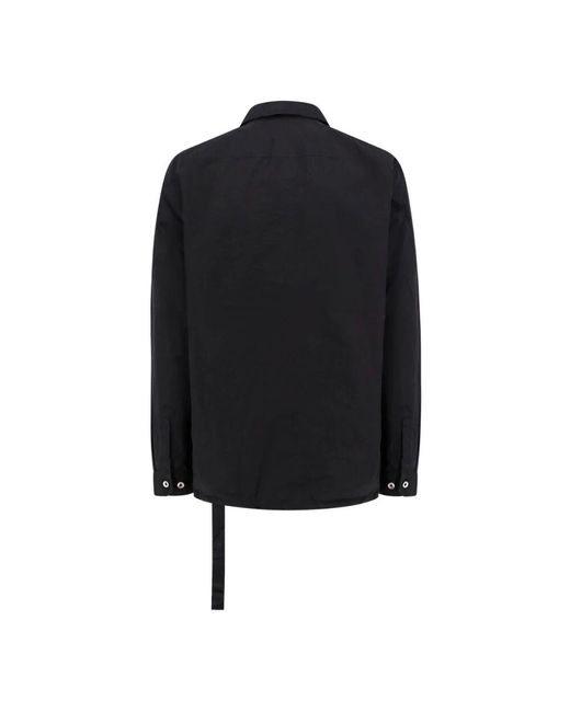 Rick Owens Hemd mit spitzem kragen in Black für Herren
