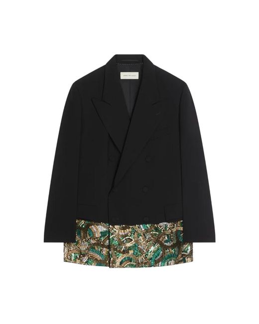 Dries Van Noten Black Blazers for men