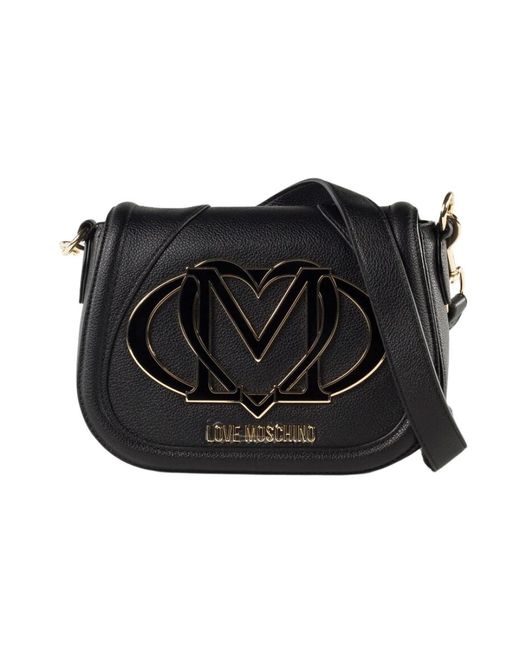Cross Body Bags di Love Moschino in Black