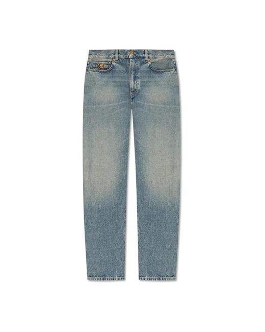 Straight Jeans Versace pour homme en coloris Blue