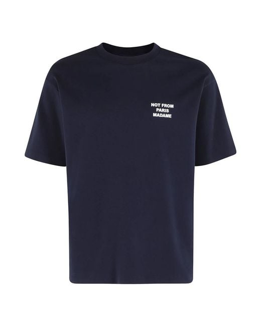 T-Shirts Drole de Monsieur de hombre de color Blue