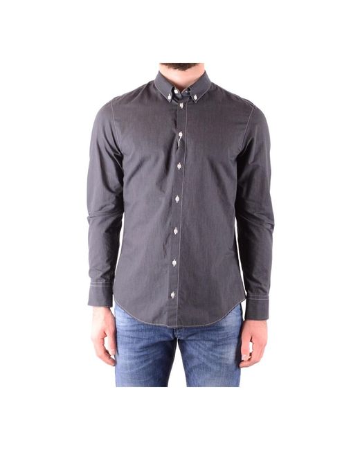 Armani Blue Casual Shirts for men