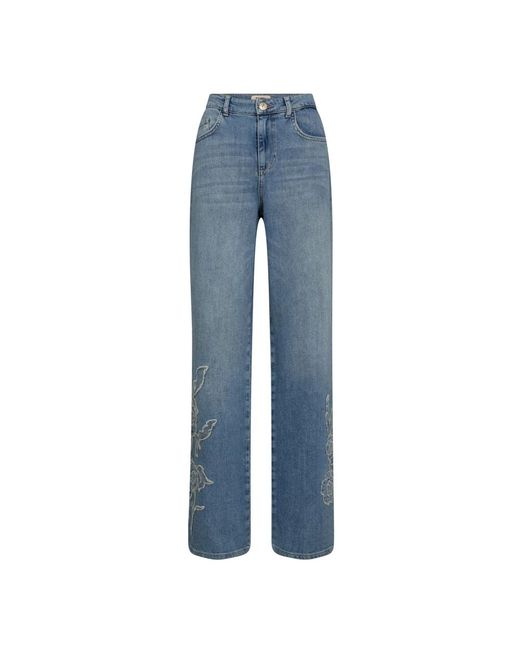 Mos Mosh Blue Wide Jeans