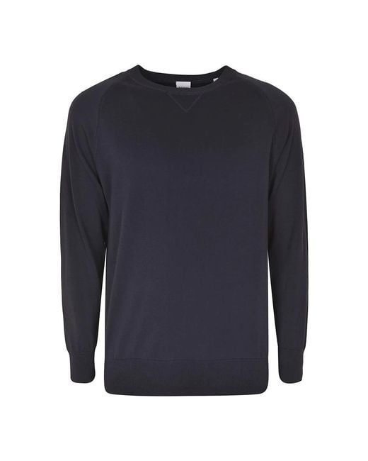 Aspesi Blue Round-Neck Knitwear for men