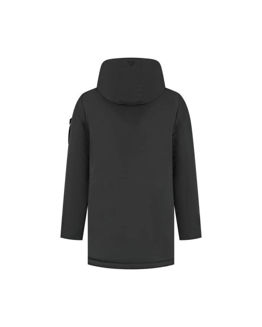 Pure Path Black Parkas for men