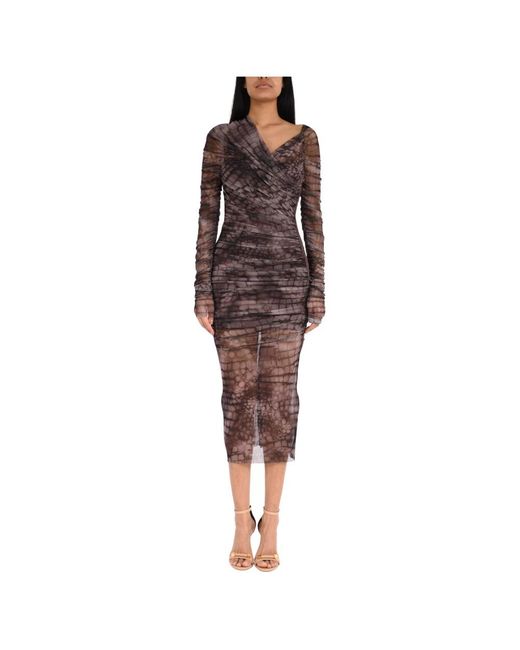 Elisabetta Franchi Red Party Dresses