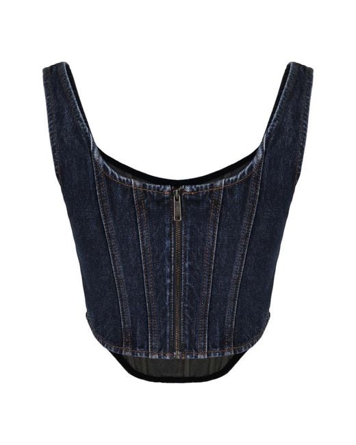 Self-Portrait Tops in het Blue