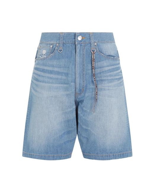 Shorts > denim shorts MASTERMIND WORLD pour homme en coloris Blue