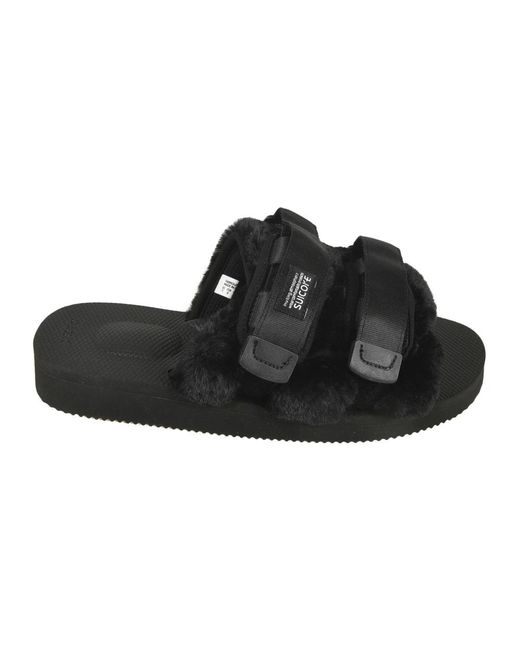 Suicoke Schoenen ,Zwart ,Zwarte Sandalen Voor Mannen in het Black