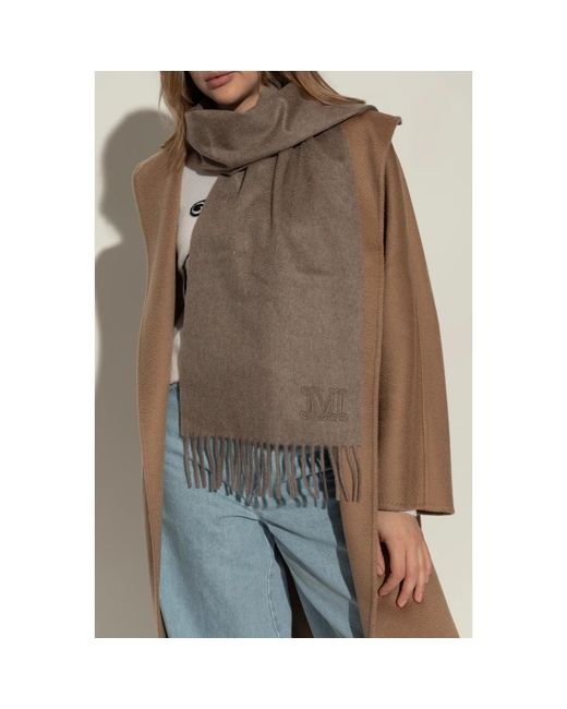 Max Mara Brown Winter Scarves