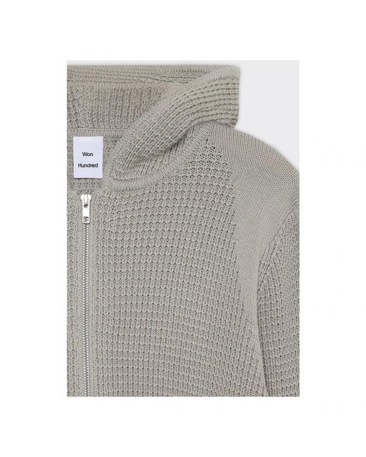 Won Hundred Gray Cardigans for men