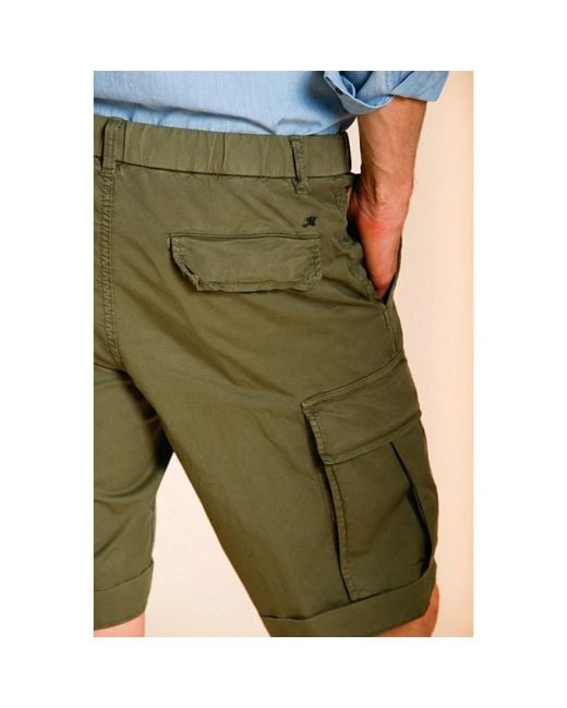 Mason's Green Casual Shorts for men