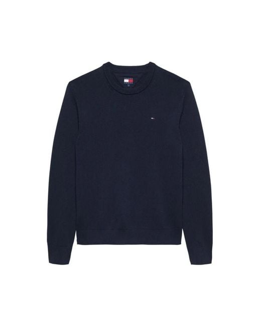 Tommy Hilfiger Blue Round-Neck Knitwear for men