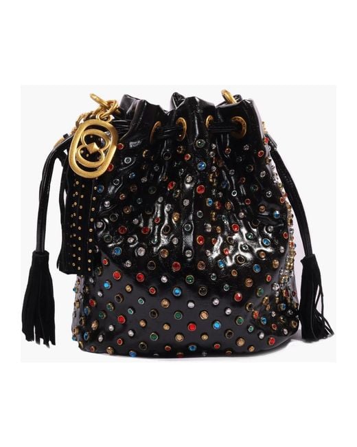 La Carrie Black Bucket Bags