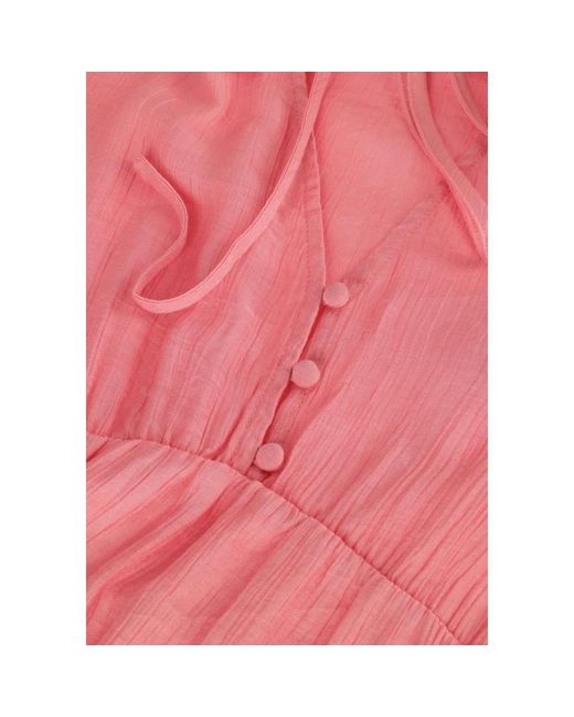 Ydence Red Korall Midi Kleid Danique