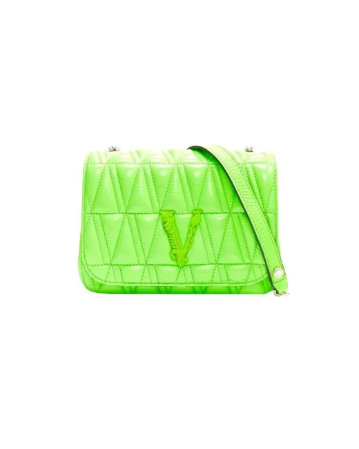 Versace Green Cross Body Bags