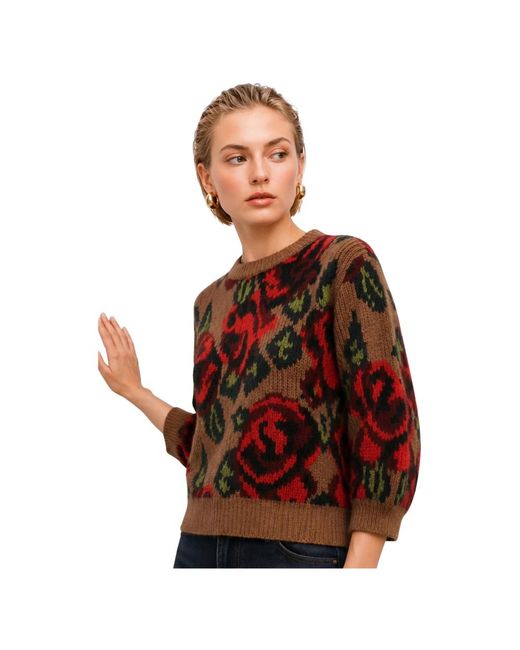 Kocca Red Round-Neck Knitwear