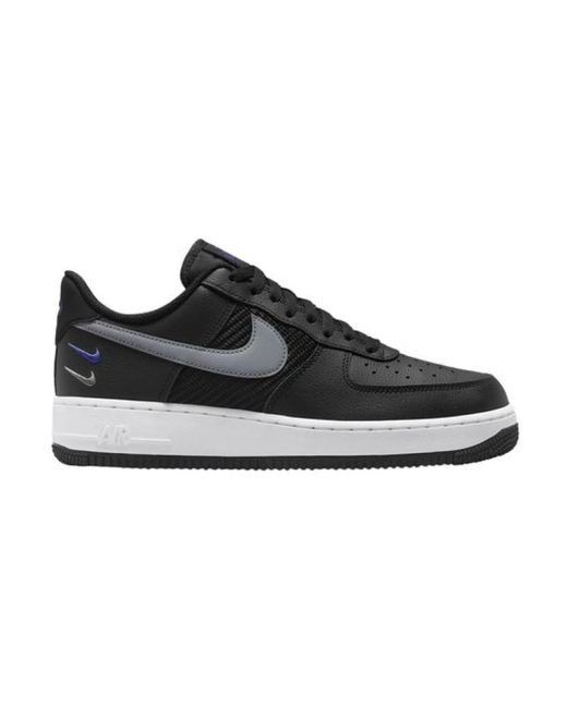 Sneakers in pelle nera air force 1'07 di Nike in Black da Uomo