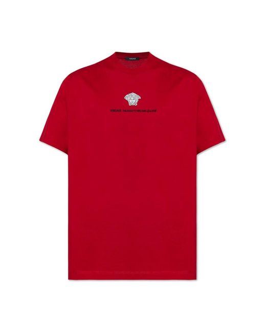 T-Shirts Versace de hombre de color Red