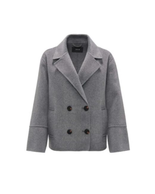 Opus Gray Klassische Damen Lederjacke