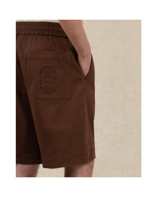 Drole de Monsieur Brown Casual Shorts for men