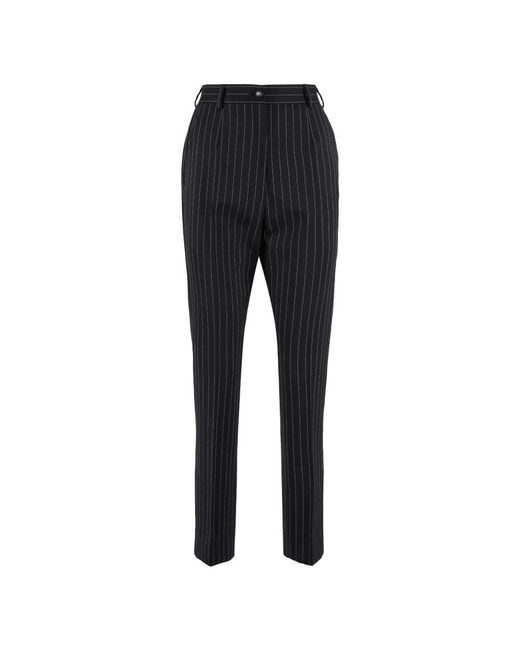Dolce & Gabbana Black Slim-Fit Trousers