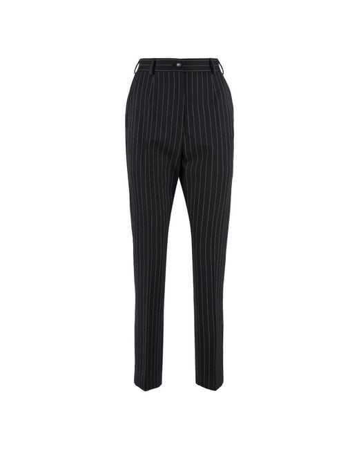 Dolce & Gabbana Slim-Fit Pantalon in het Black