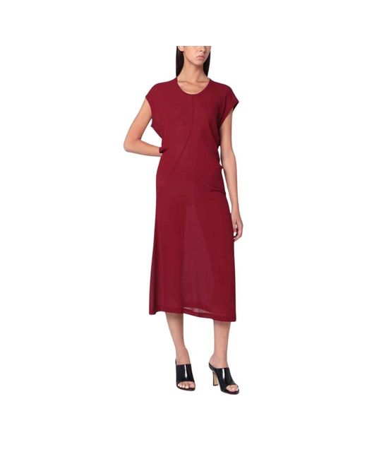 6397 Red Midi Dresses