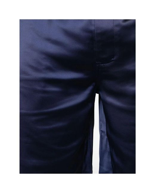 Axel Arigato Marineblaue satin-shorts in Blue für Herren