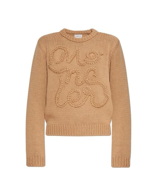 Moncler Natural Patterned Sweater