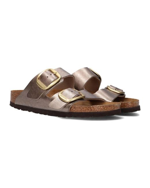 Birkenstock Brown Arizona Sliders