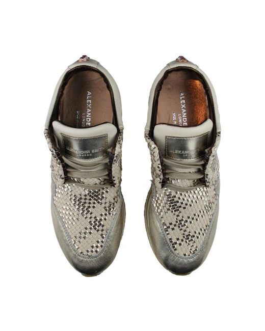 Alexander Smith Gray Sneakers