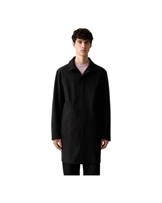 Karl Lagerfeld Mac Coat in het Black voor heren