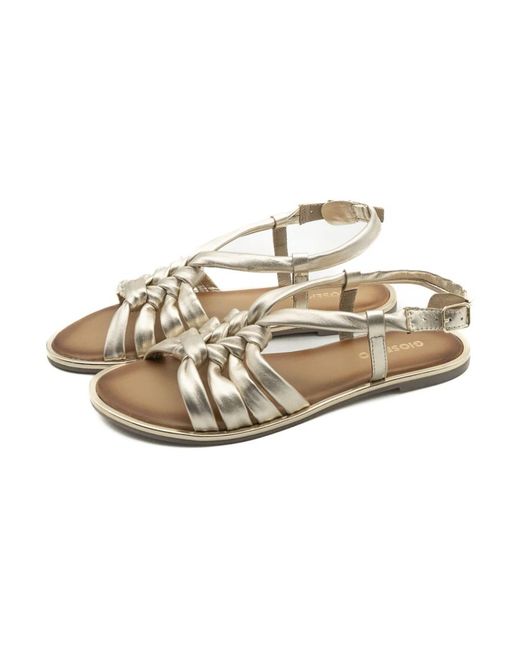 Gioseppo Metallic Pepperell Platinum
