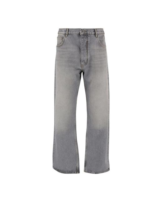 Off-White c/o Virgil Abloh Gray Straight Fit Jeans for men