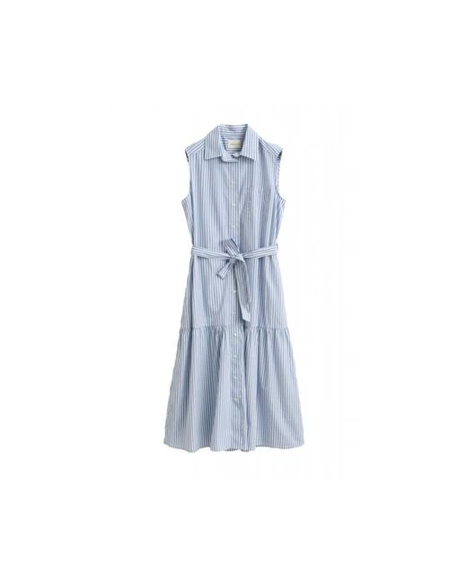 Gant Blue Shirt Dresses