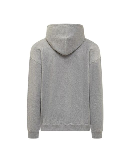 Marcelo Burlon Gray Hoodies for men