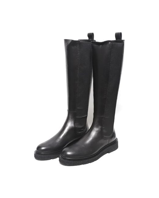 Guglielmo Rotta Black High Boots