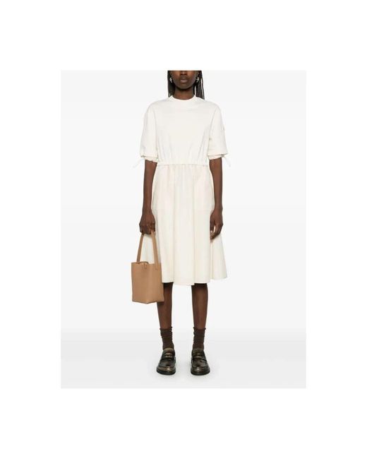 Moncler White Midi Dresses