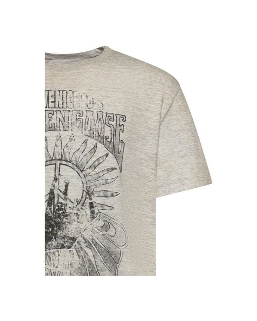 Golden Goose Deluxe Brand Gray T-Shirts for men